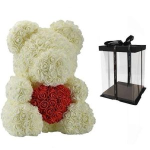 White Foam bear with Red Heart